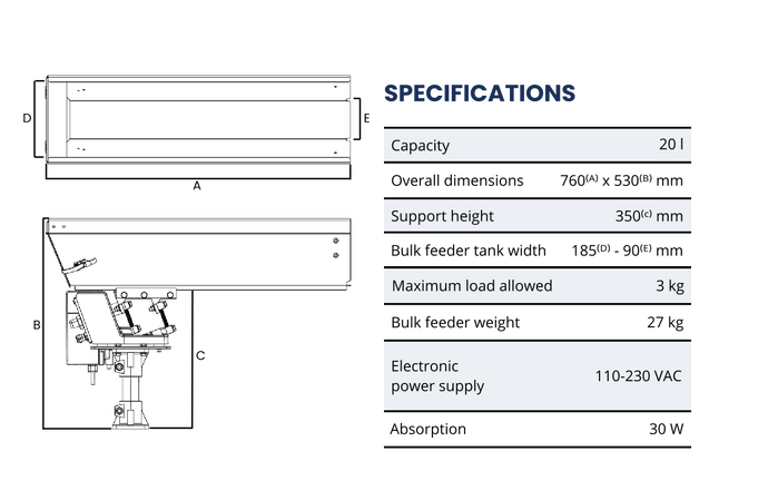 Alimentateur flexible vibrant offrant une solution pour le dévracage de tout type de composants délivrés en vrac